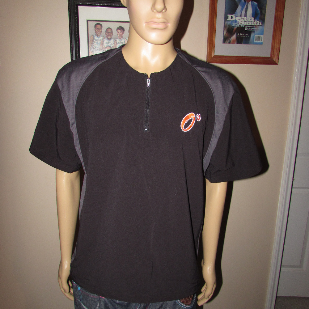 Baltimore Orioles O's Wilson Medium Zip Shirt MLB